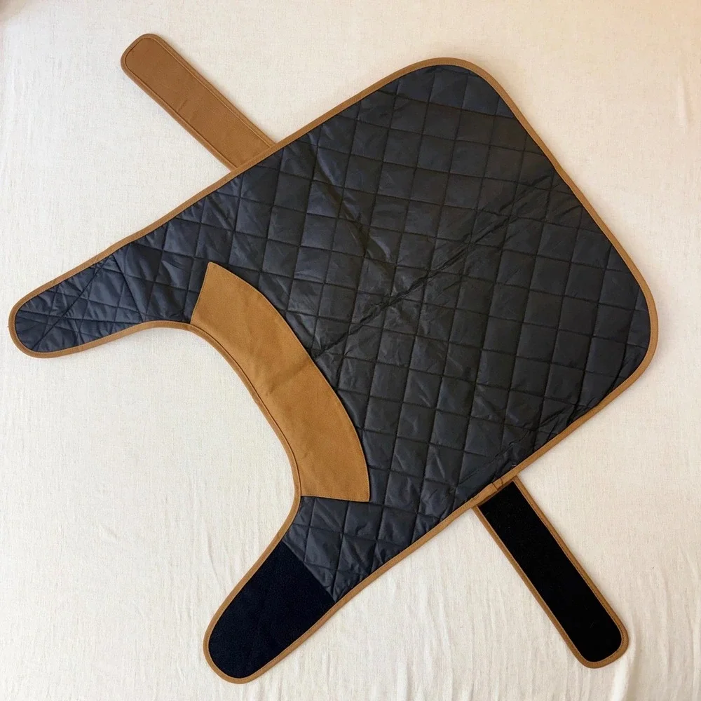 XL Carhartt Chore Dog Coat Brown Duck Canvas Quilted Pet Vest 24